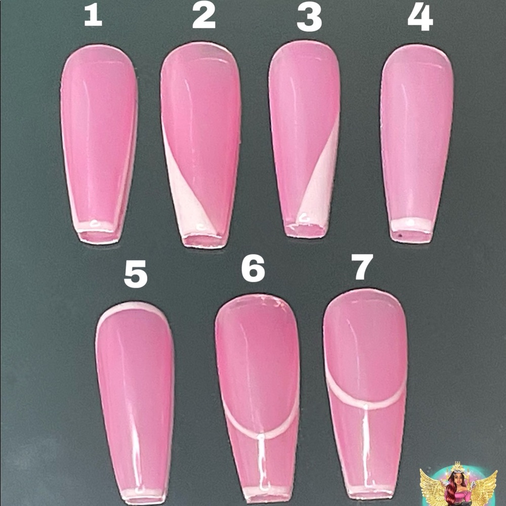 Custom French Press-On Nail Set (7 Options) | The Nail Plug @thenailplugmi